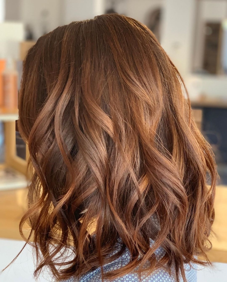 Light brown hair color