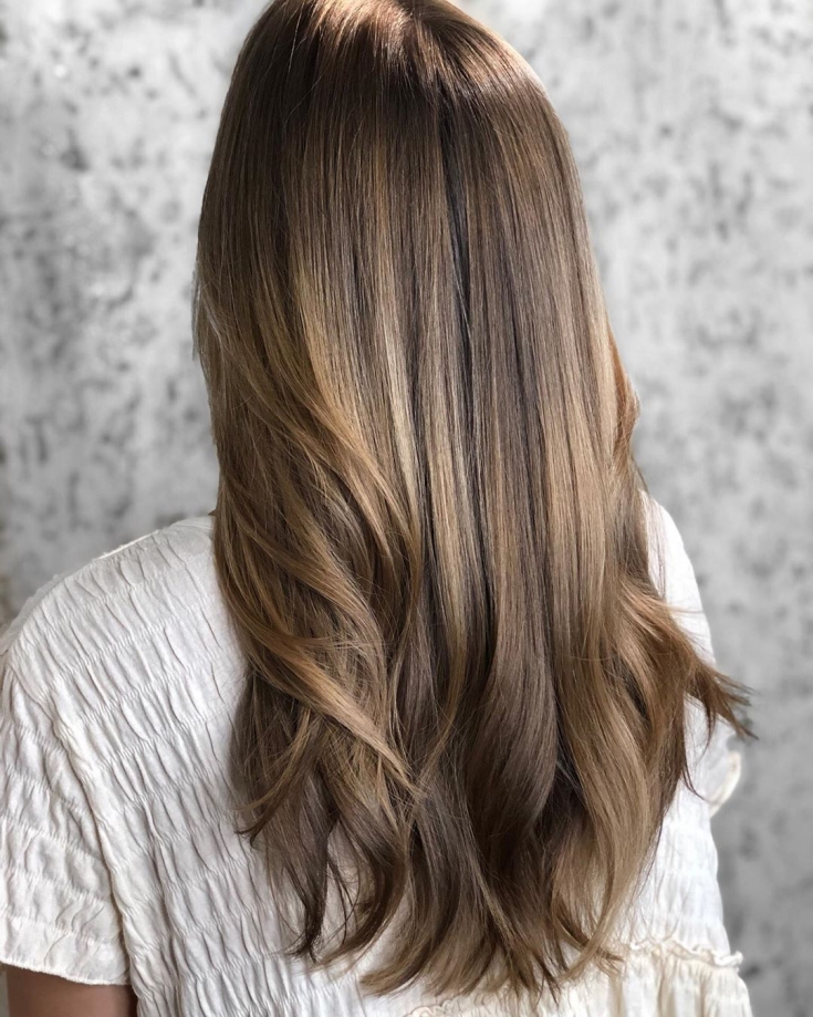 Light brown hair color photo