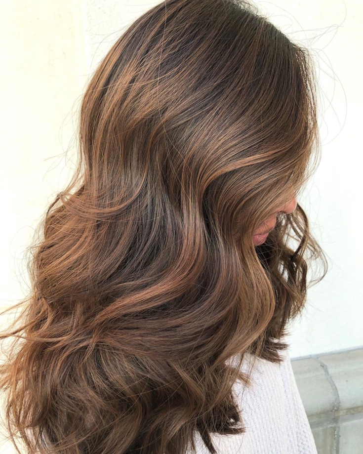 Cool brown hair color