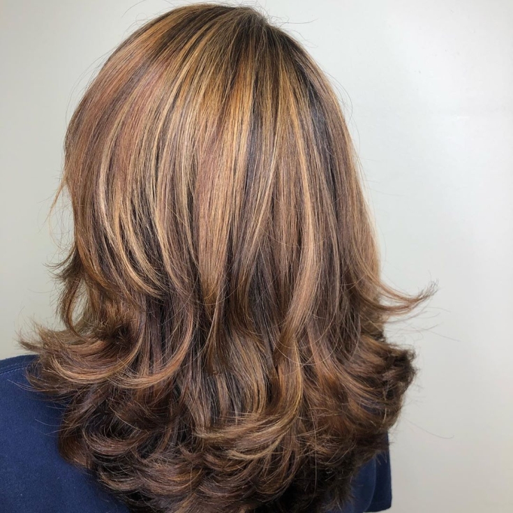 Light brown hair color