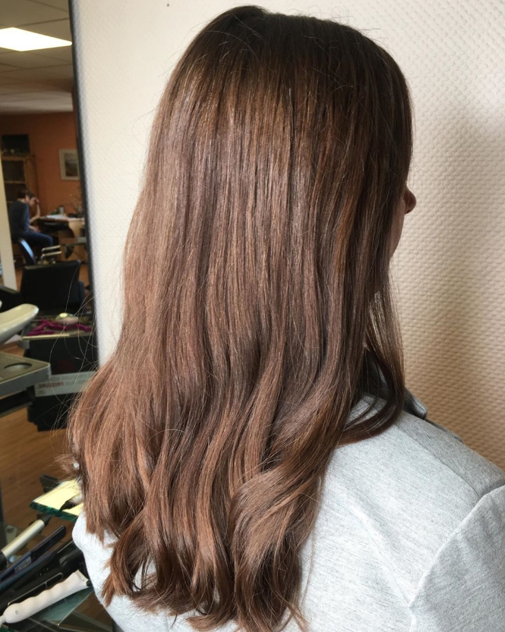 Cool brown hair color