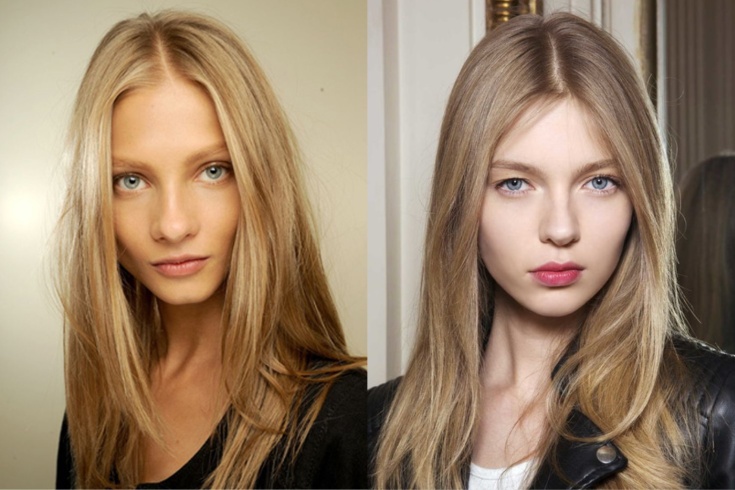 Light hair color for gray eyes