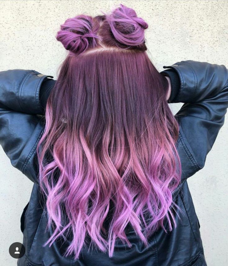 (+135 photo) Dye the child's hair pink