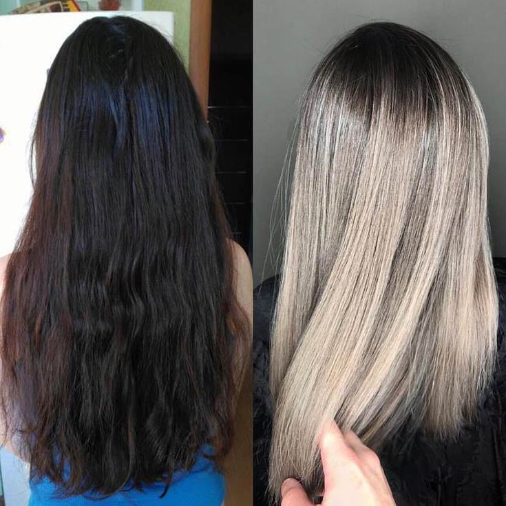 (+120 photos) How to get out of black hair