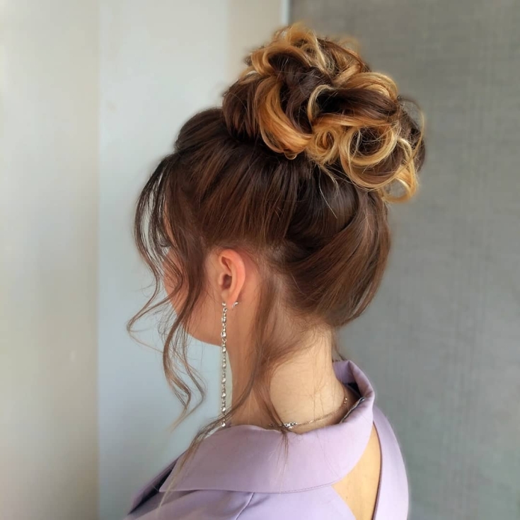 Chic wedding hairstyles for long thick hair