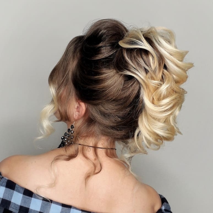 Chic wedding hairstyles for long thick hair