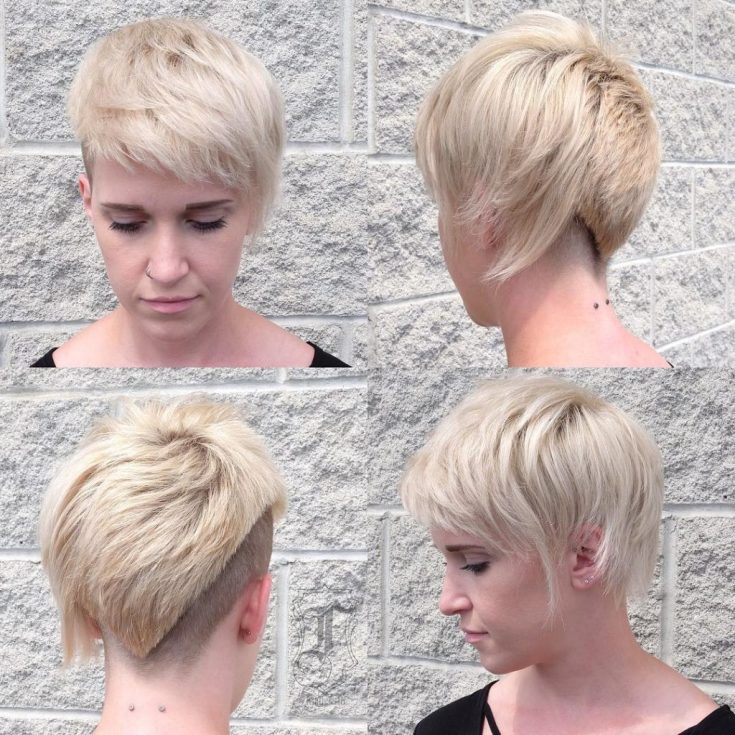 Pixie haircut for short and medium hair