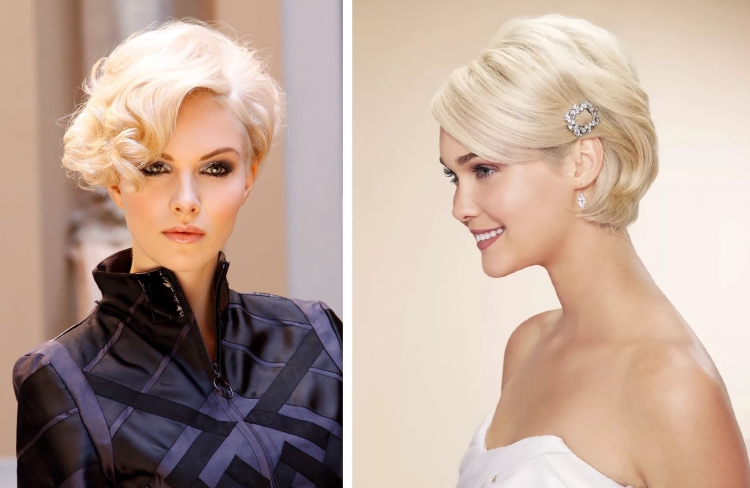 Hairstyles for the New Year for short hair with your own hands at home