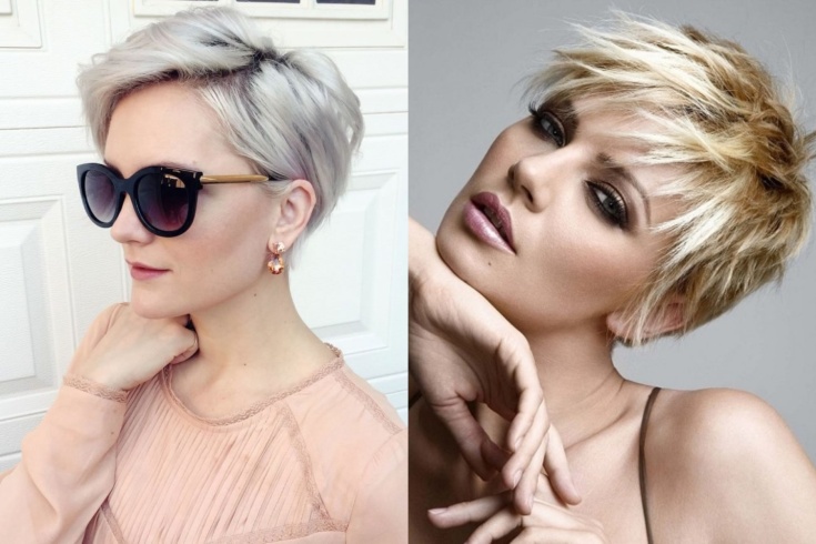 Pixie haircut for short and medium hair