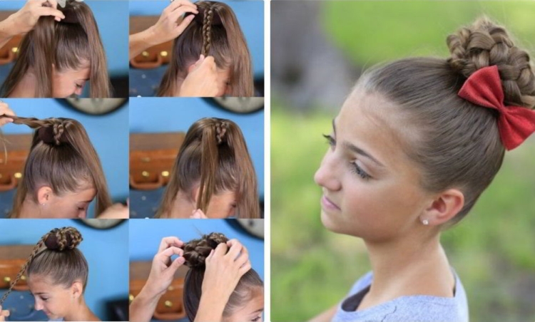 Children's hairstyles in kindergarten and school for the new year