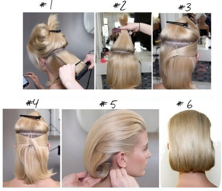 Hairstyles for the New Year for short hair with your own hands at home