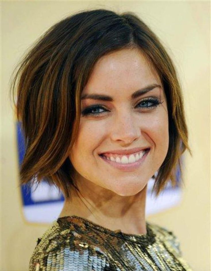 (+125 photos) Shatush haircut for dark short hair