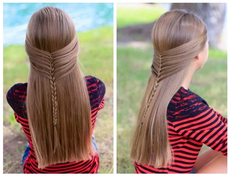 Children's hairstyles in kindergarten and school for the new year