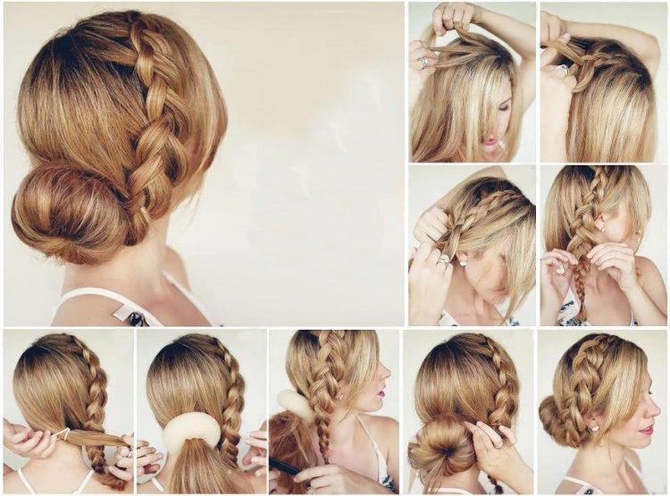 Hairstyles for the new year for medium hair do it yourself at home