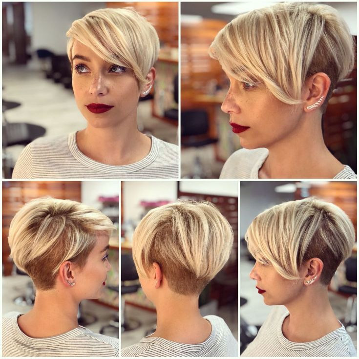 Pixie haircut for short and medium hair