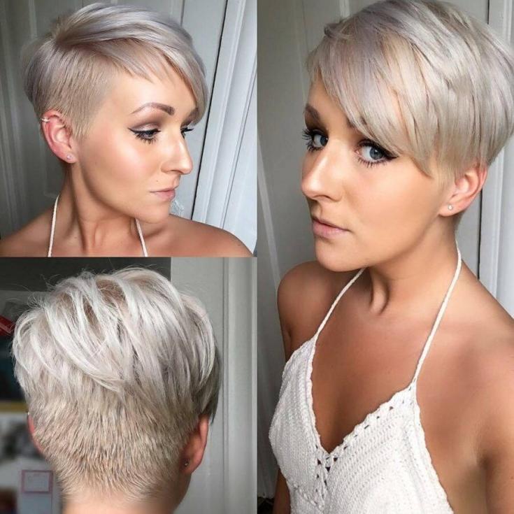 Pixie haircut for short and medium hair