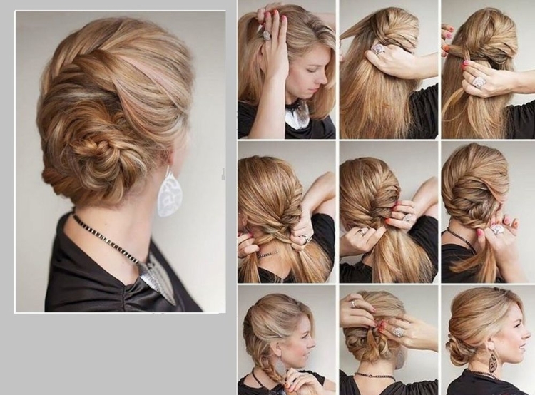 Hairstyles for the new year for medium hair do it yourself at home