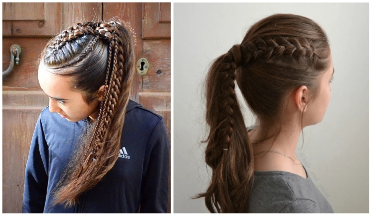 Children's hairstyles in kindergarten and school for the new year