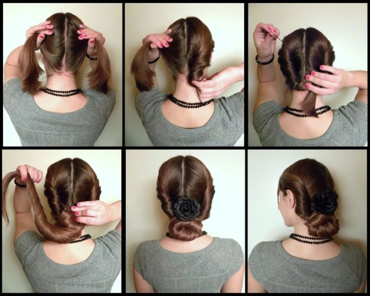 Hairstyles for the new year for medium hair do it yourself at home