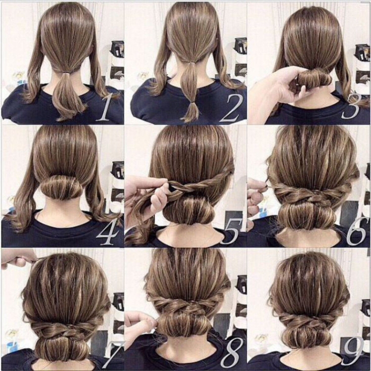 Hairstyles for the new year for medium hair do it yourself at home