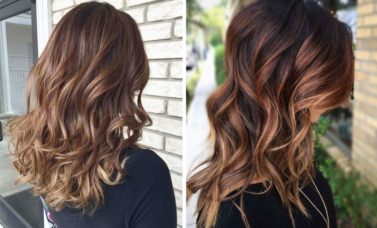 Milky hair color with different shades