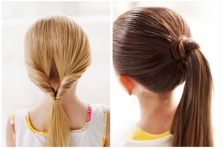 Children's hairstyles in kindergarten and school for the new year