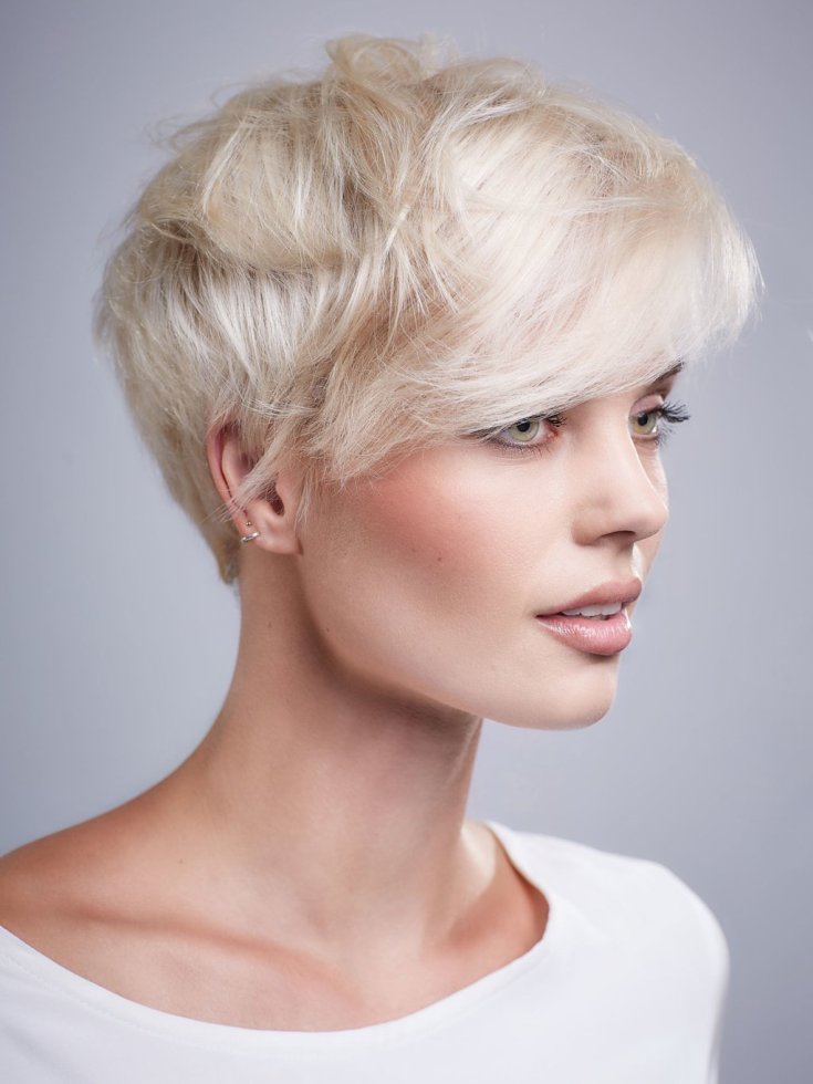 Pixie haircut for short and medium hair