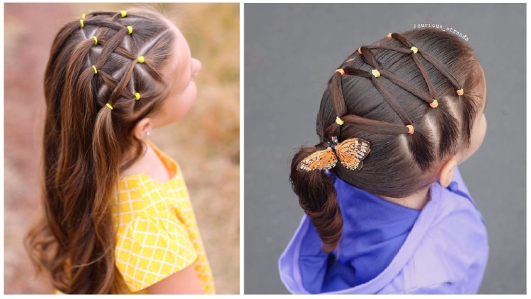 Children's hairstyles in kindergarten and school for the new year