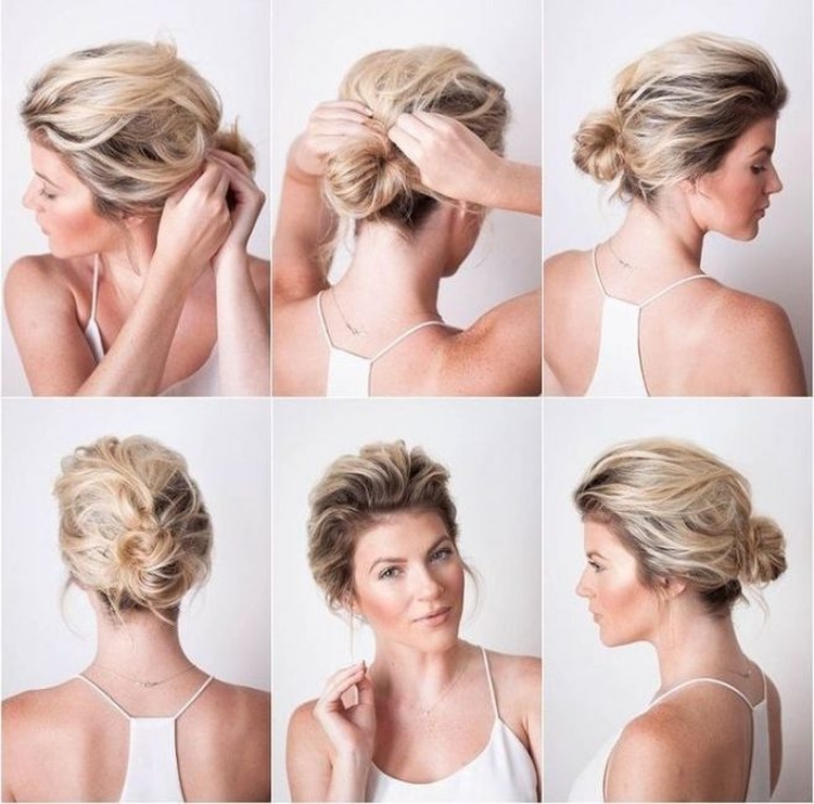 Hairstyles for the New Year for short hair with your own hands at home