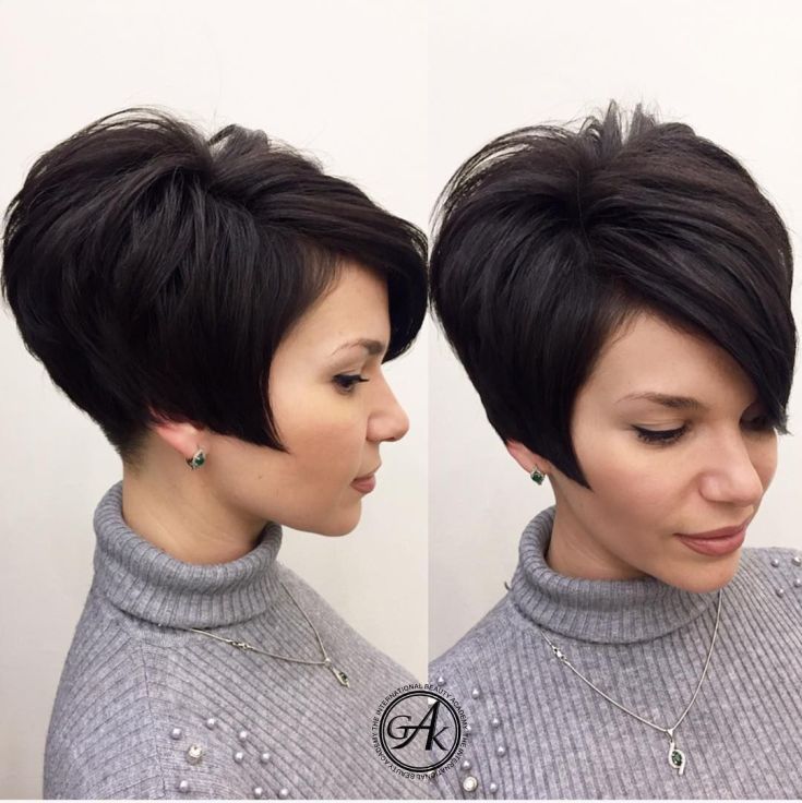 Pixie haircut for short and medium hair