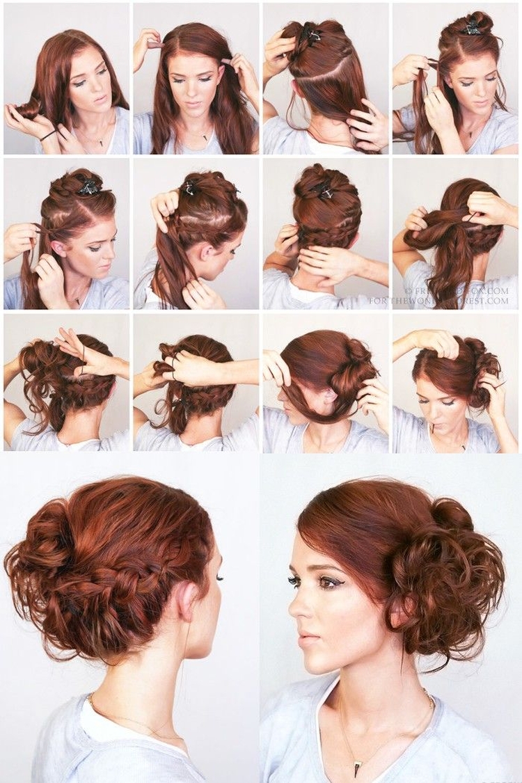 Hairstyles for the new year for medium hair do it yourself at home