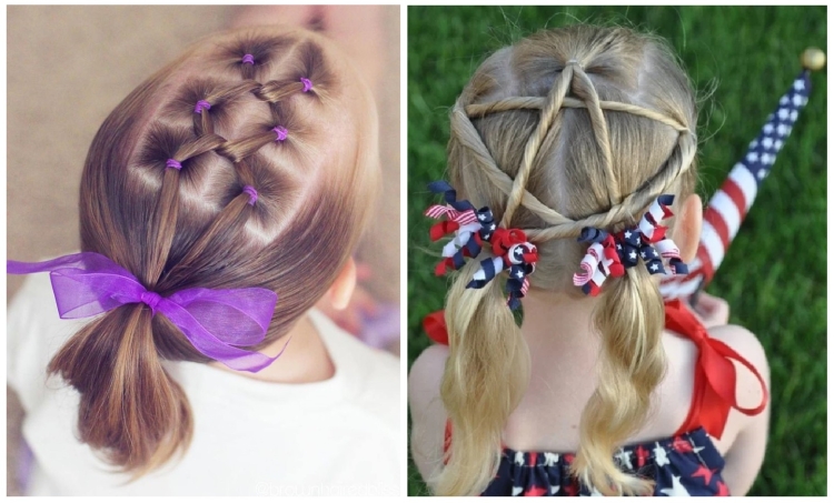 Children's hairstyles in kindergarten and school for the new year