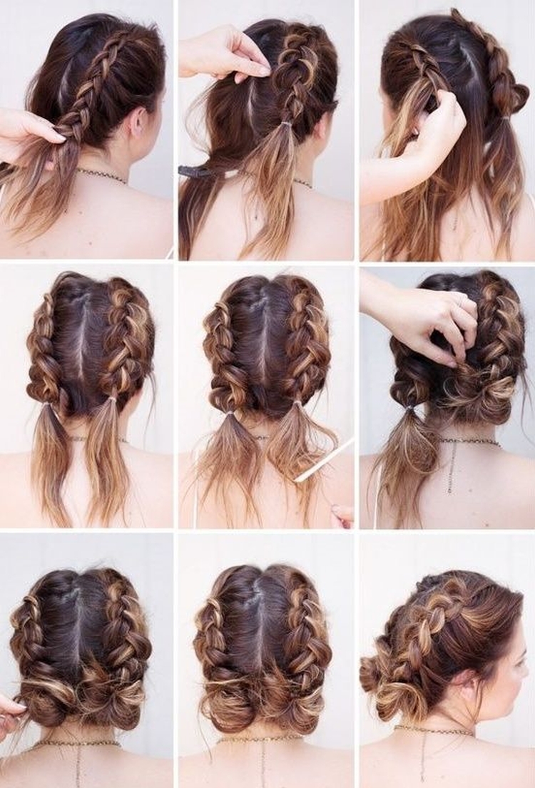 Hairstyles for the new year for medium hair do it yourself at home