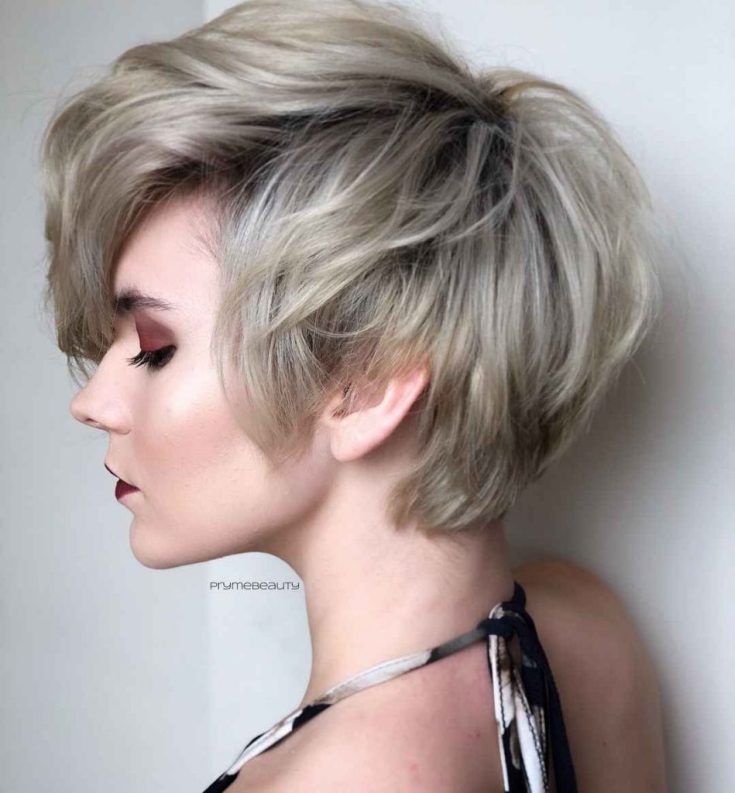 Pixie haircut for short and medium hair