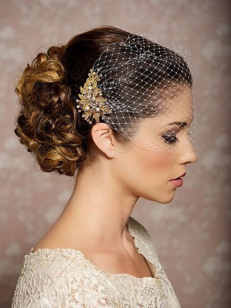 (+240 photos) Wedding hairstyles for long hair with a veil