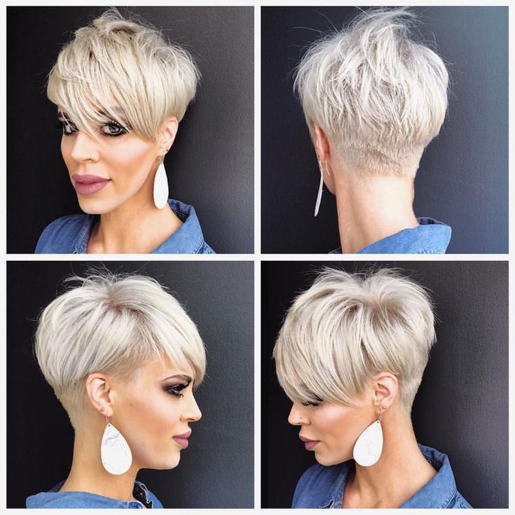 Pixie haircut for short and medium hair