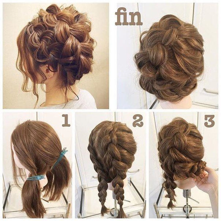 Hairstyles for the new year for medium hair do it yourself at home