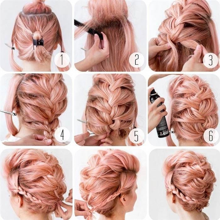 Hairstyles for the New Year for short hair with your own hands at home