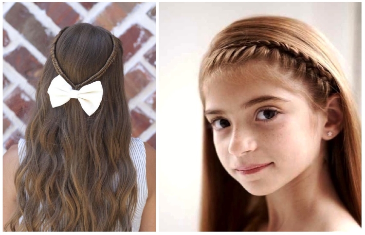 Children's hairstyles in kindergarten and school for the new year