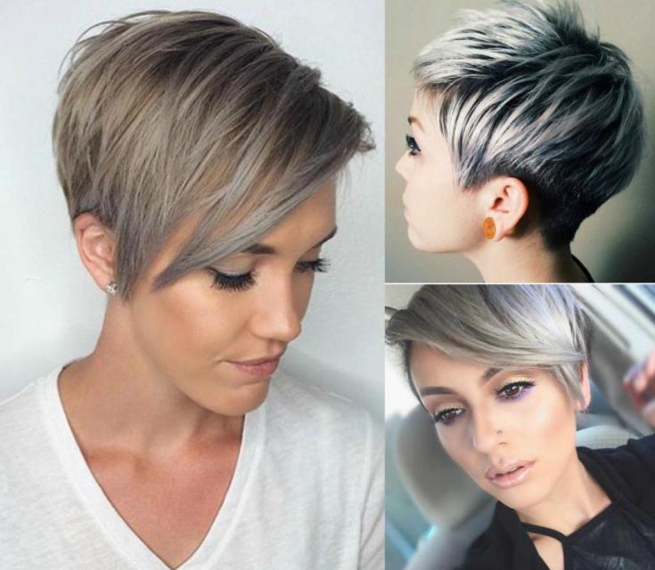 Pixie haircut for short and medium hair