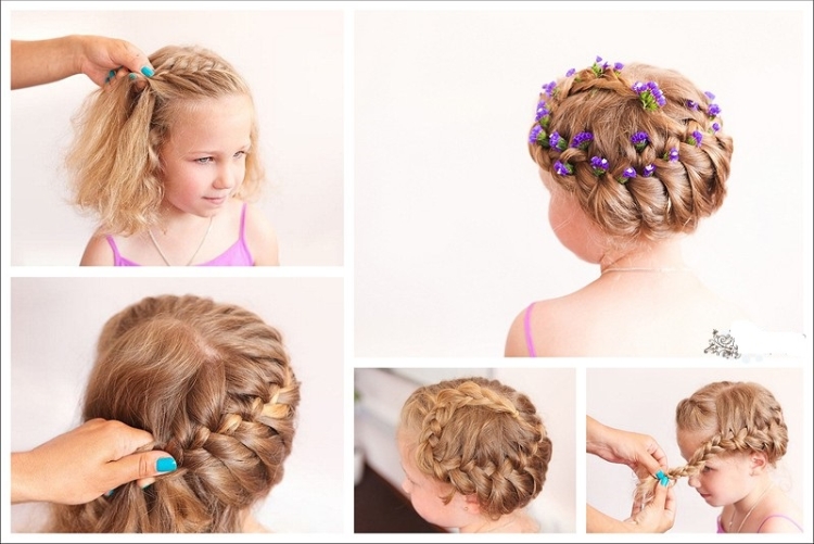 Children's hairstyles in kindergarten and school for the new year