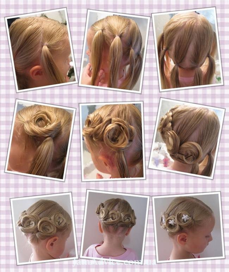 Children's hairstyles in kindergarten and school for the new year