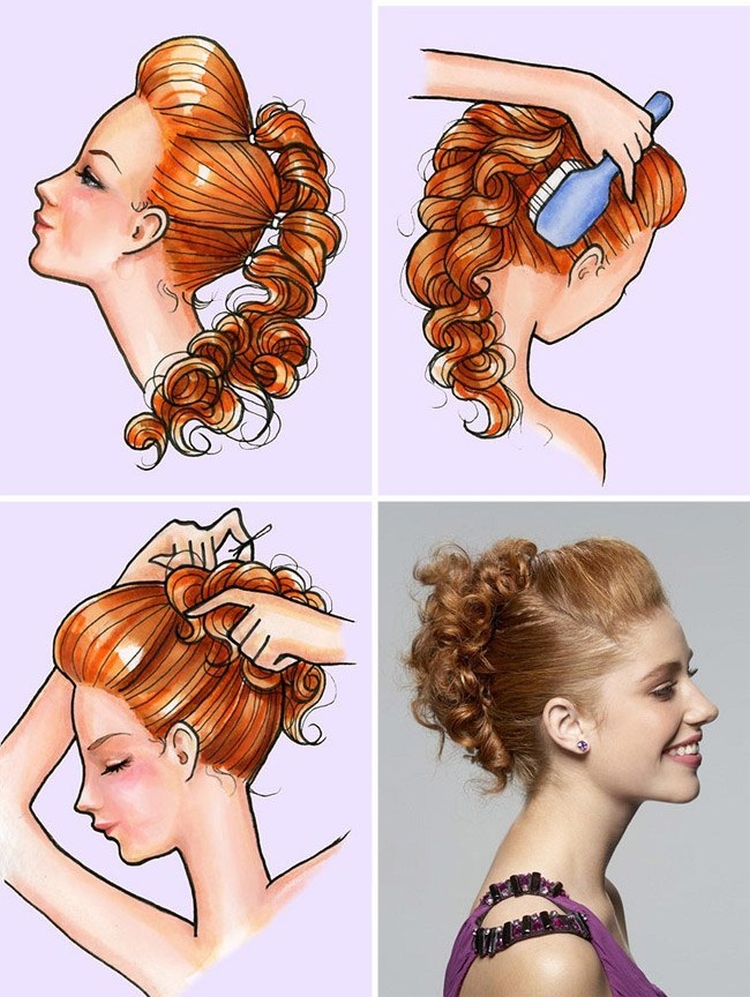 Hairstyles for the new year for medium hair do it yourself at home