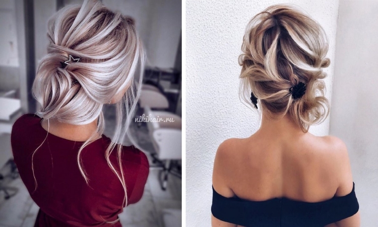 Hairstyles for the New Year for short hair with your own hands at home