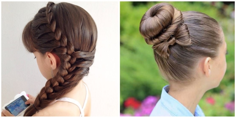 Children's hairstyles in kindergarten and school for the new year