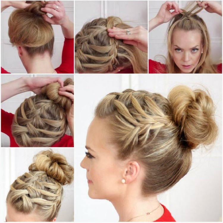 Hairstyles for the new year for medium hair do it yourself at home