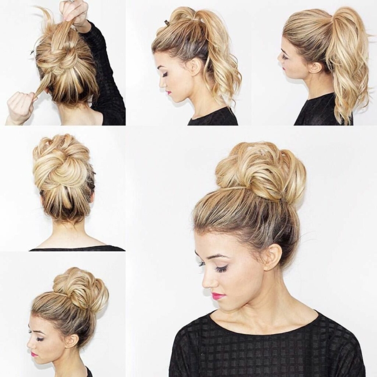 Hairstyles for the new year for medium hair do it yourself at home