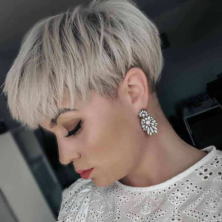 Pixie haircut for short and medium hair