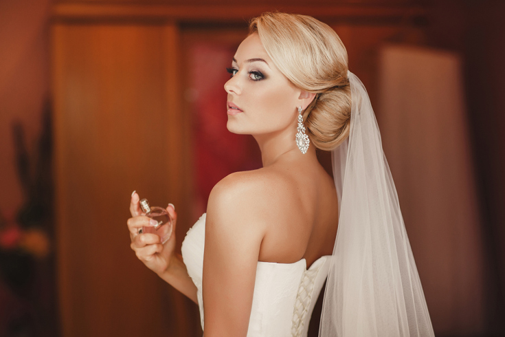 (+240 photos) Wedding hairstyles for long hair with a veil