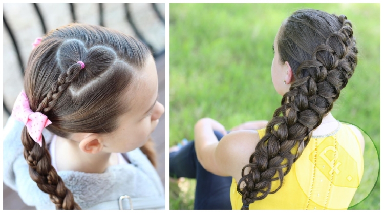 Children's hairstyles in kindergarten and school for the new year